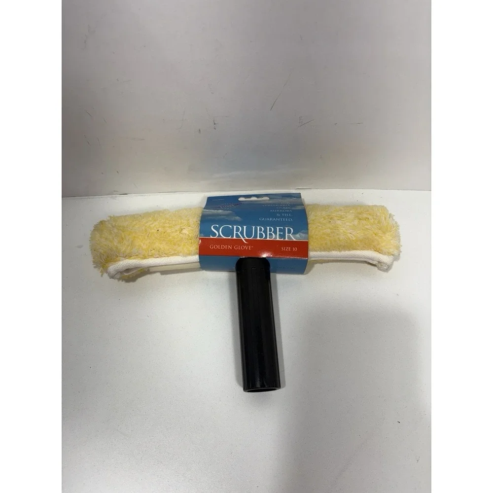 Ettore Scrubber Sz 10 Mighty Window Washer 10-Inch‎ Yellow Vintage New!